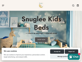 Snuglee Kids Beds website screenshot