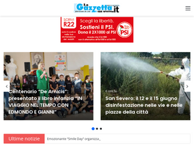 'lagazzettadisansevero.it' screenshot