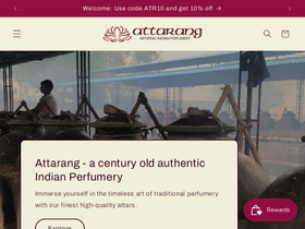 attarang.com homepage screenshot