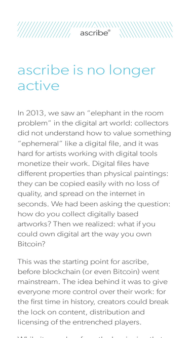 ascribe.io