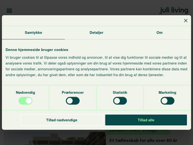 'juliliving.dk' screenshot