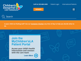 'chla.org' screenshot