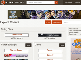 'comic-rocket.com' screenshot