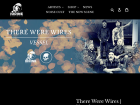 iodinerecords.com homepage screenshot