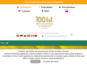'ora-warszawa.com.pl' screenshot