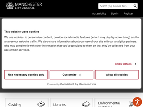 'manchester.gov.uk' screenshot