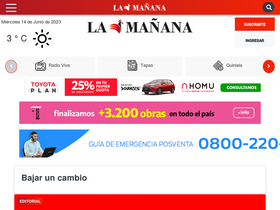 'xn--lamaanaonline-lkb.com.ar' screenshot