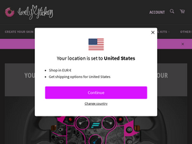 'lovelystickers.com' screenshot