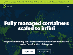 'salad.io' screenshot