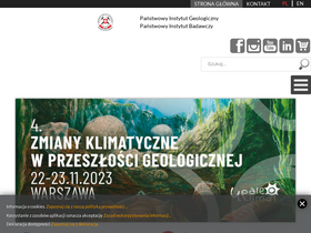 'pgi.gov.pl' screenshot