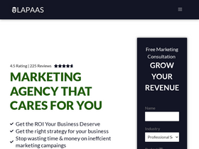 'lapaas.com' screenshot