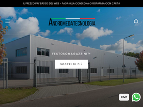 andromedatecnologia.com homepage screenshot
