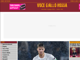 'vocegiallorossa.it' screenshot
