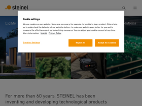 'steinel.de' screenshot