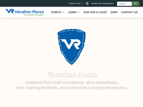 'vacationraces.com' screenshot