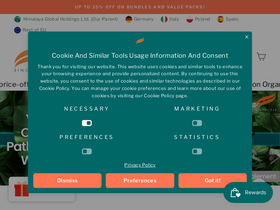 Himalaya Wellness (UK) website screenshot