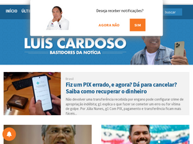 'luiscardoso.com.br' screenshot