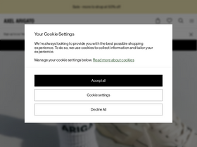 'axelarigato.com' screenshot