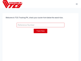 'tcstracking.pk' screenshot
