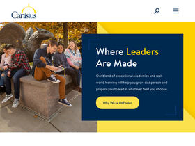 'canisius.edu' screenshot