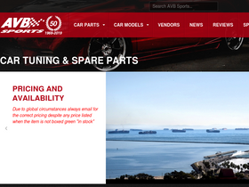 'avb-sports.be' screenshot