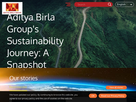 'adityabirla.com' screenshot