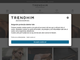 'trendhim.ro' screenshot