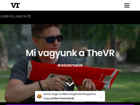 'thevr.hu' screenshot