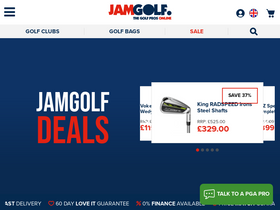 'jamgolf.com' screenshot