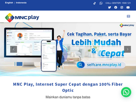 'mncplay.id' screenshot