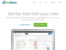 'clickmeter.com' screenshot