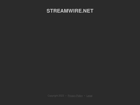 'streamwire.net' screenshot