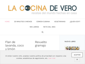 'lacocinadevero.com' screenshot