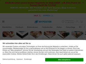 'myposter.at' screenshot