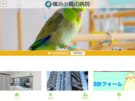 'yokohamabirdclinic.jp' screenshot