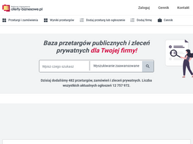 'oferty-biznesowe.pl' screenshot