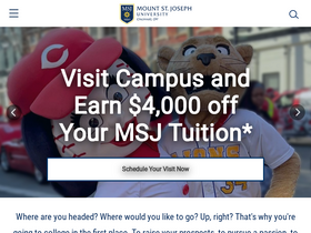 'msj.edu' screenshot