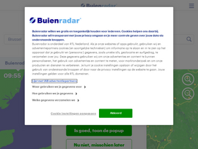 'buienradar.be' screenshot