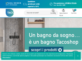 'tacoshop.it' screenshot