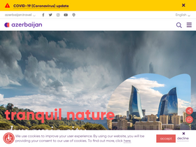 'azerbaijan.travel' screenshot