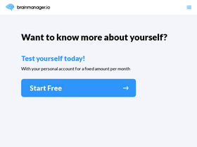'brainmanager.io' screenshot