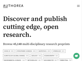 'authorea.com' screenshot