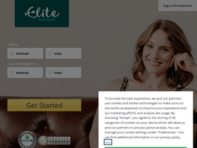 'elitesingles.co.uk' screenshot