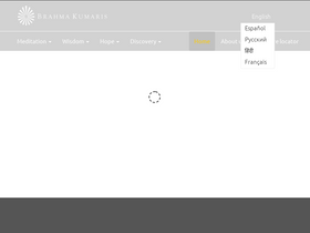 'brahmakumaris.org' screenshot