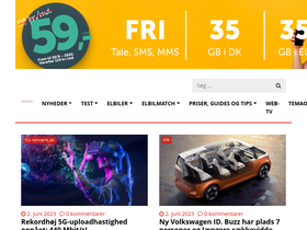 'mobilsiden.dk' screenshot