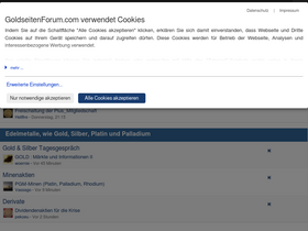 'goldseiten-forum.com' screenshot
