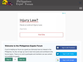 'philippines-expats.com' screenshot