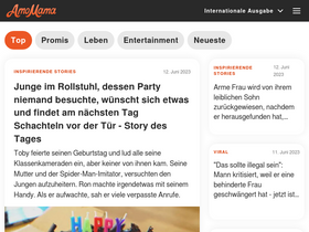 'amomama.de' screenshot