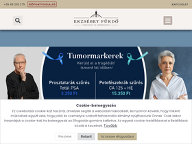 'erzsebetfurdo.hu' screenshot