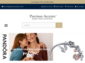 'preciousaccents.com' screenshot